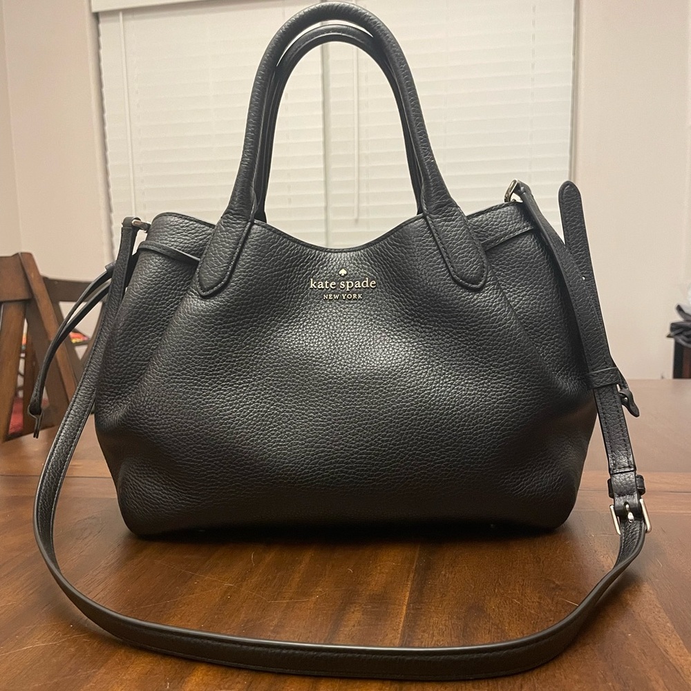 NWT Kate Spade Large Pebbled Leather Satchel/Crossbody